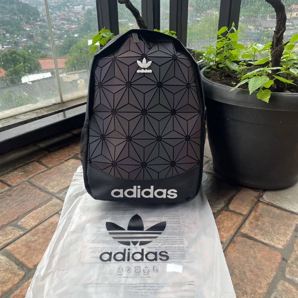 TAS RANSEL  ADIDAS MINIFONT ORIGINAL REFLECTIVE BACKPACK / TAS BACKPACK ADIDAS MINIFONT ORIGINAL REF