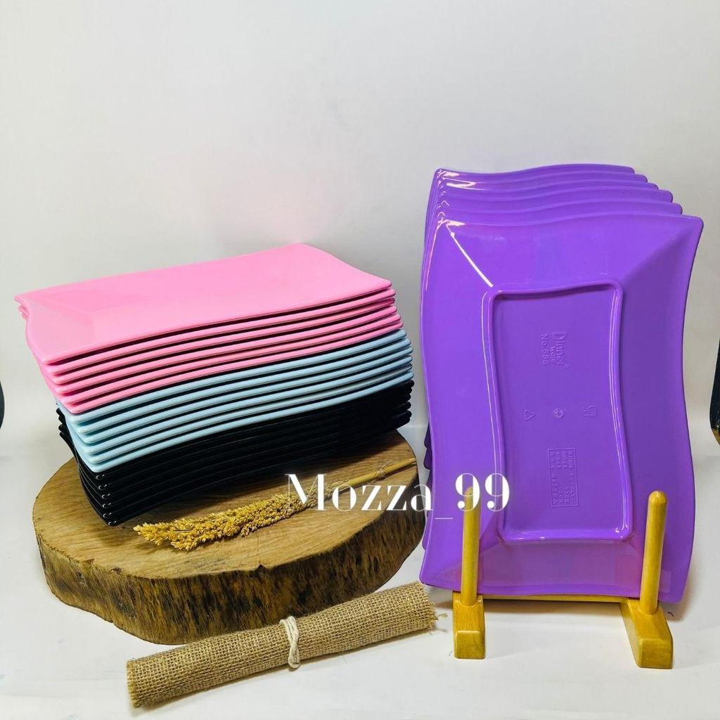 Kedaiperebot99_PIRING SAJI KUE BASAH MELAMIN / PIRING SAJI UNIK SEMI MELAMIN TEBAL HIGH QUALITY / PI