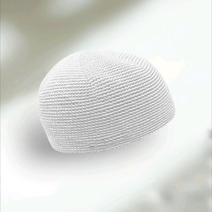 [Promo] Kopiah Rajut Model Yaman Polos Dewasa Lingkar Kepala 55-60 Cm Muslim - Songkok Peci Katun Le