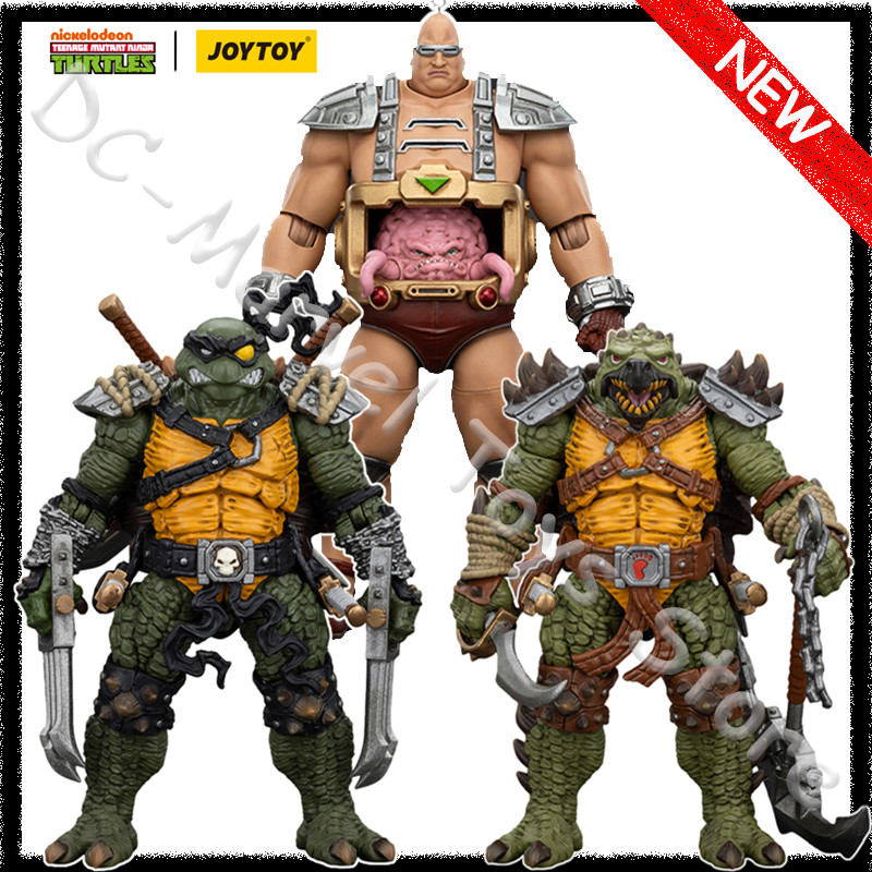 In Stock JOYTOY TMNT 1/18 Tmnt-Krang Tmnt-Tokka Tmnt-Slash Turtles Action Figure Customized Gift Toy