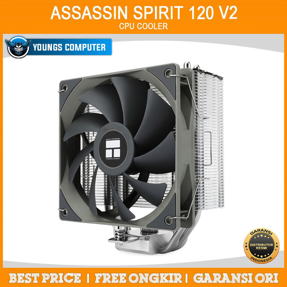 THERMALRIGHT ASSASSIN SPIRIT 120 V2 Black (1x 120mm Fan)
