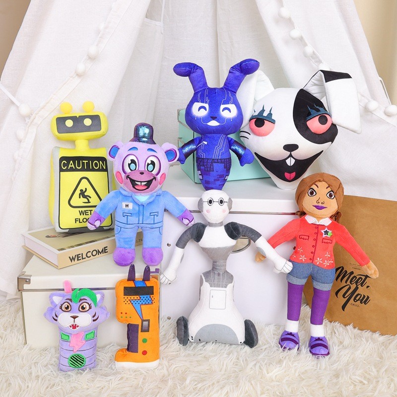 FNAF Security Breach Ruin Cute Plush Toys Game Doll Cartoon Stuffed Dolls Toys For Children Gifts