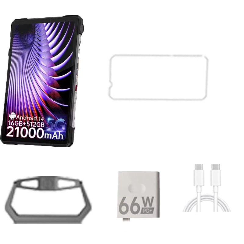 8849 TANK PAD Unihertz Rugged Projector Tablet Smartphone 10.95 inch 120Hz 16GB 512GB 21000mAh 32MP+