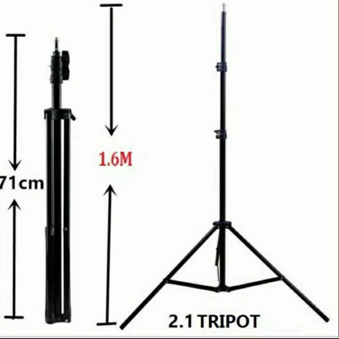 Mumpung Murah Tripod hp stand 2.1 meter plus holder - tripod+holder