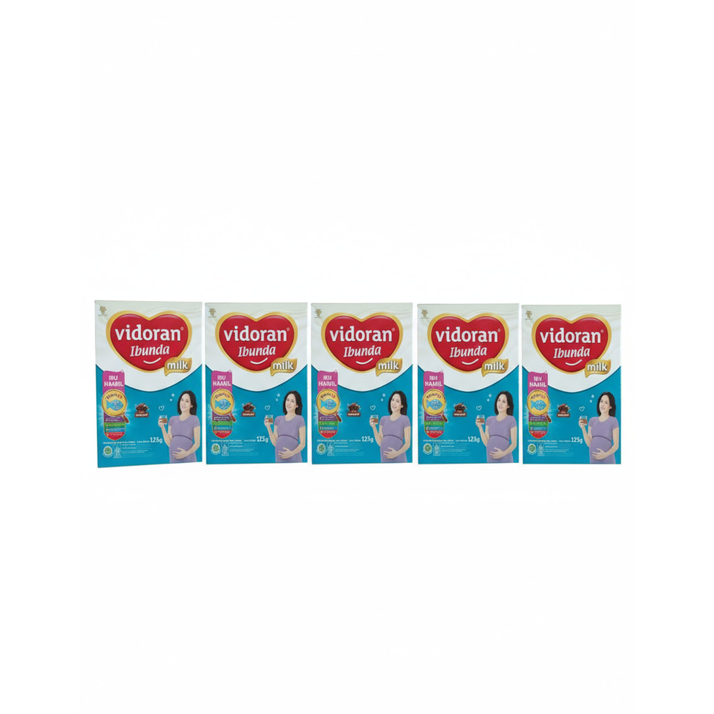 Vidoran Ibunda Hamil Cokelat 125gr Paket Isi 5 Susu Selama Kehamilan Bunda