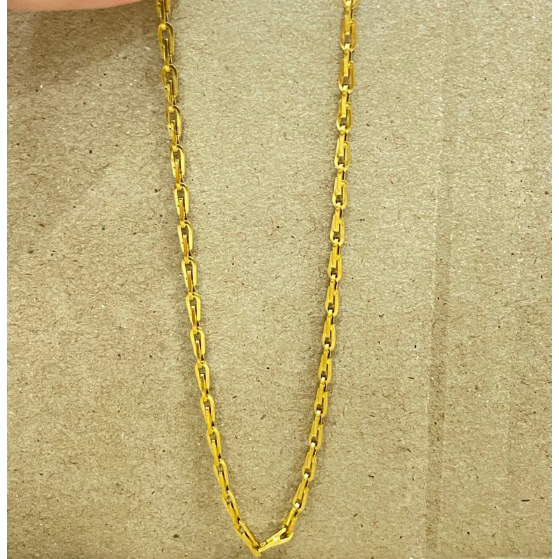 kalung rantai padi stanliss stiil / titanium