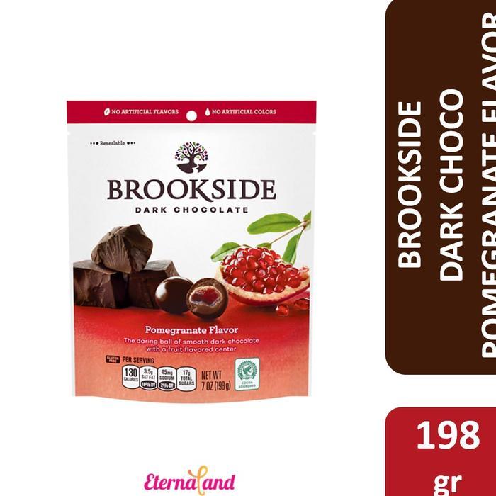 Brookside Dark Chocolate - cokelat brookside impor usa aneka rasa - Pomagranate
