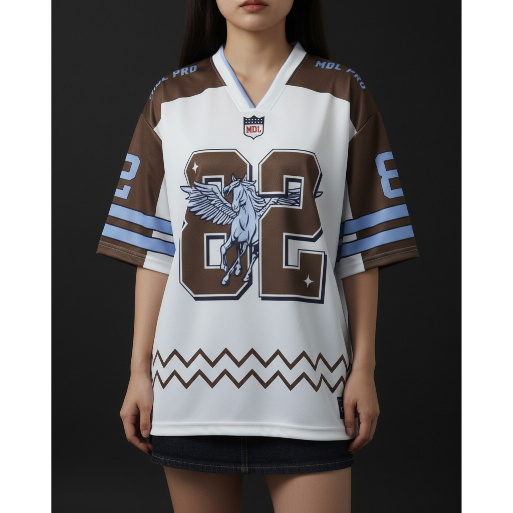 JERSEY 82 PUTIH VINTAGE RUGBY SOCCER OVERSIZE KAOS BAJU JUMBO XXL LD120 STREETWEAR UNISEX BRANDED