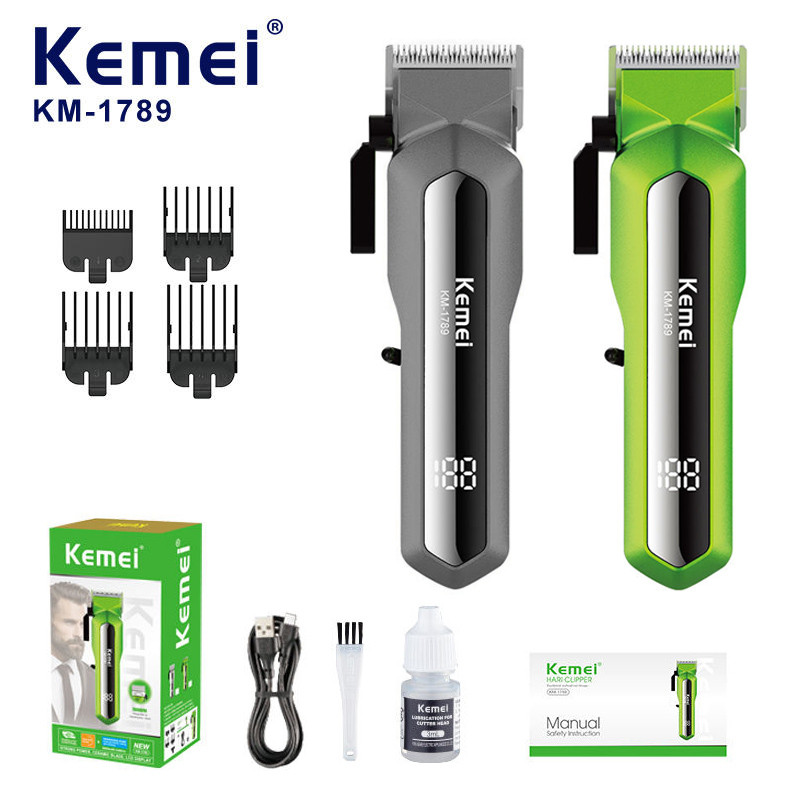 Kemei KM-1789 Hair Clipper 7000RPM 2000mAh Cukur Rambut Elektrik Pencukur KM1789