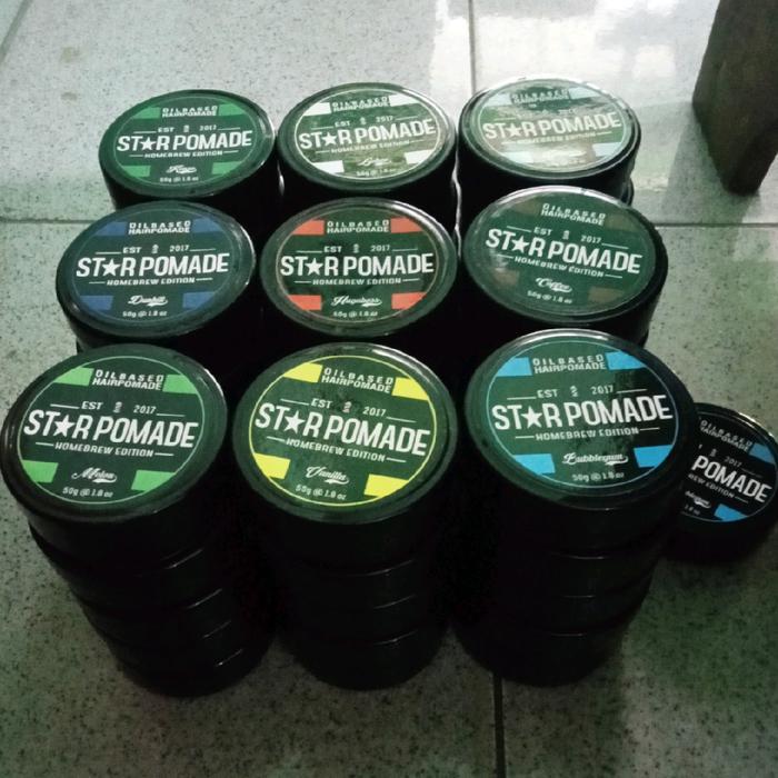 Pomade Star  oilbasd paket 6 PCS  Pomade Pria