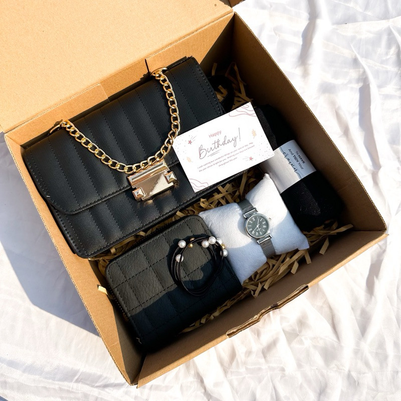 (Once.) [A4545]HAMPERS GIFTBOX AGNESS BAG KADO ULANG TAHUN PACAR/KADO AYANG/KADO ANNIVERSARY/KADO VA