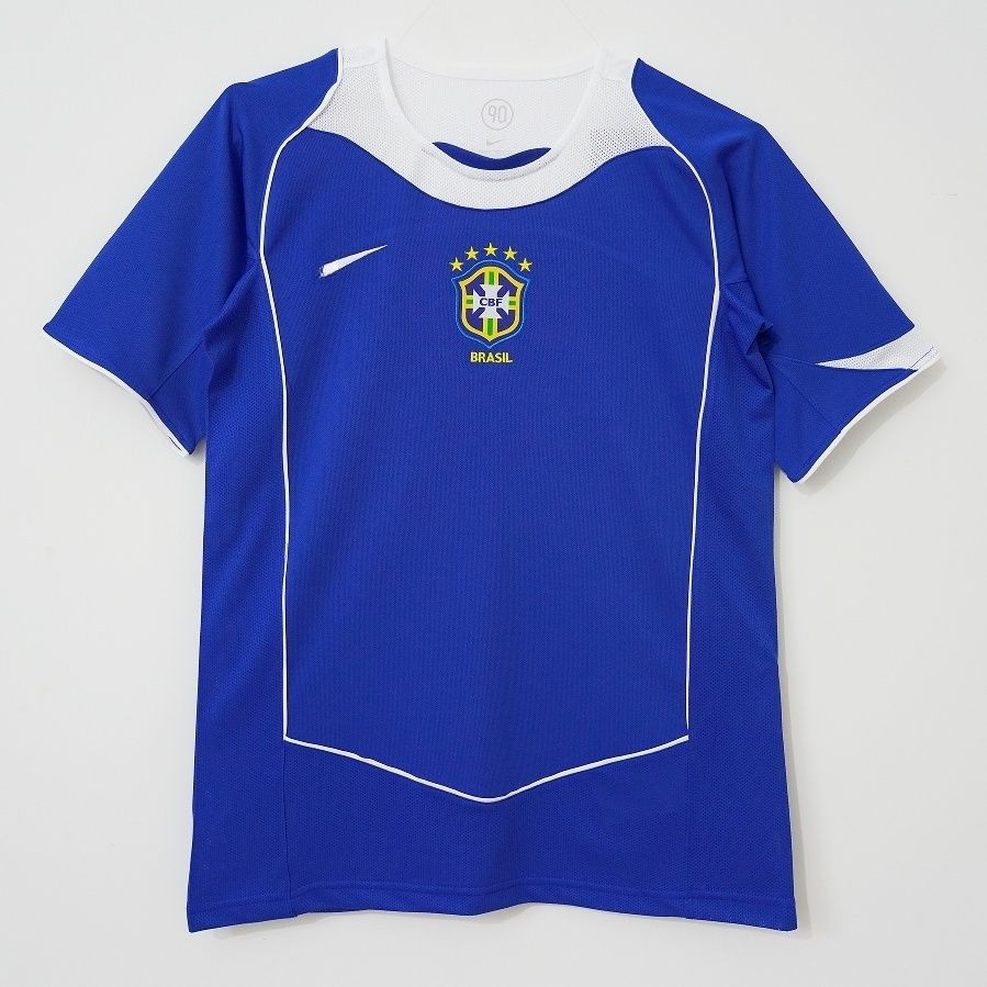 Jersey 2004 Brazil A130 T shirt pria