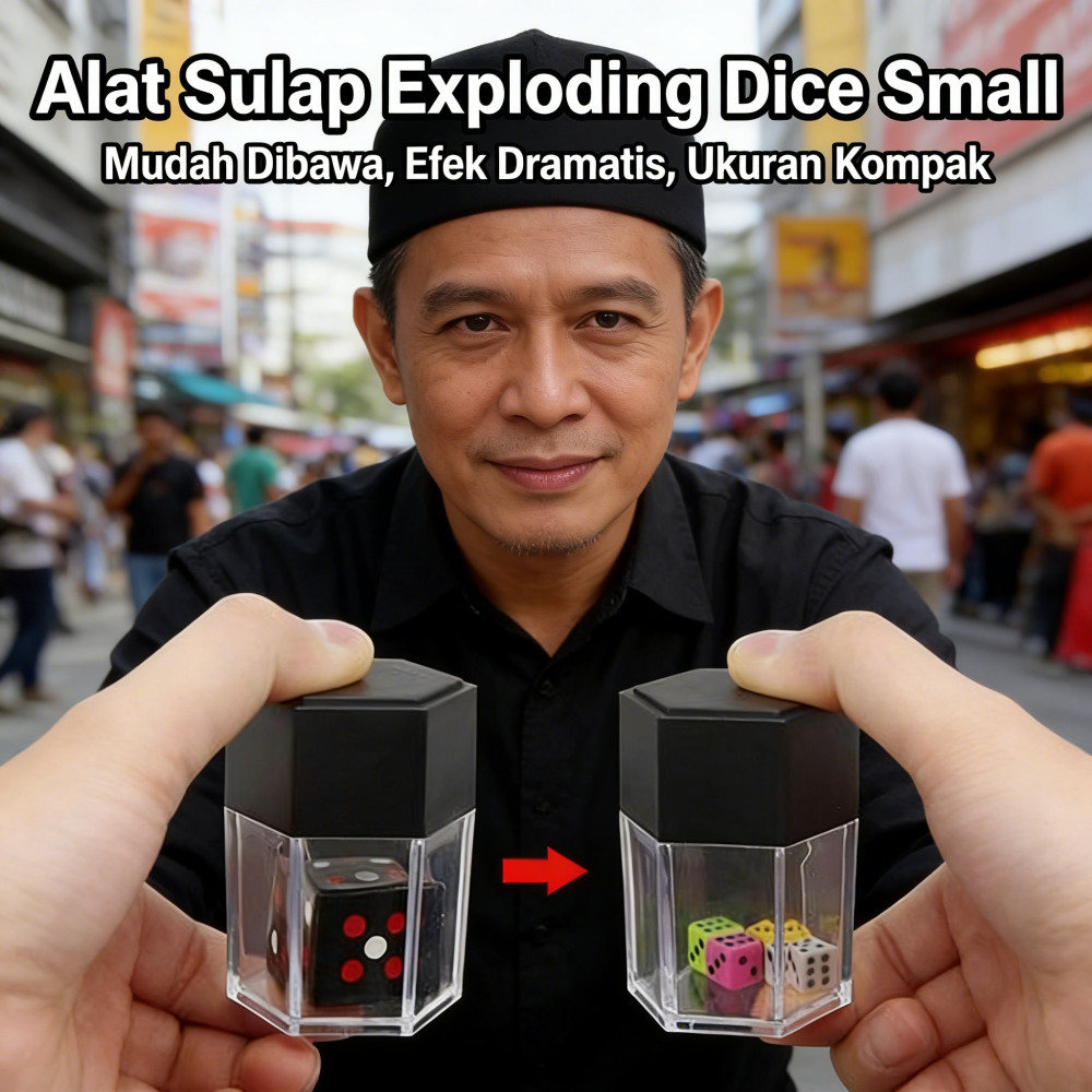 Shop Dadu Buyar - Magic Shop - Boom Dice - Exploding Dice - Sulap Dadu - Alat Sulap