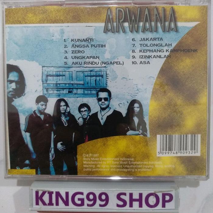 CD ARWANA - ASA . godbless bip gong 2000 kantata takwa plastik bayou kidnap katrina ahmad band dewa 