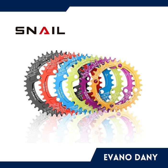 Chainring 32T 34T 36T 104BCD Round Snail Narrow Wide BCD 104 Sepeda