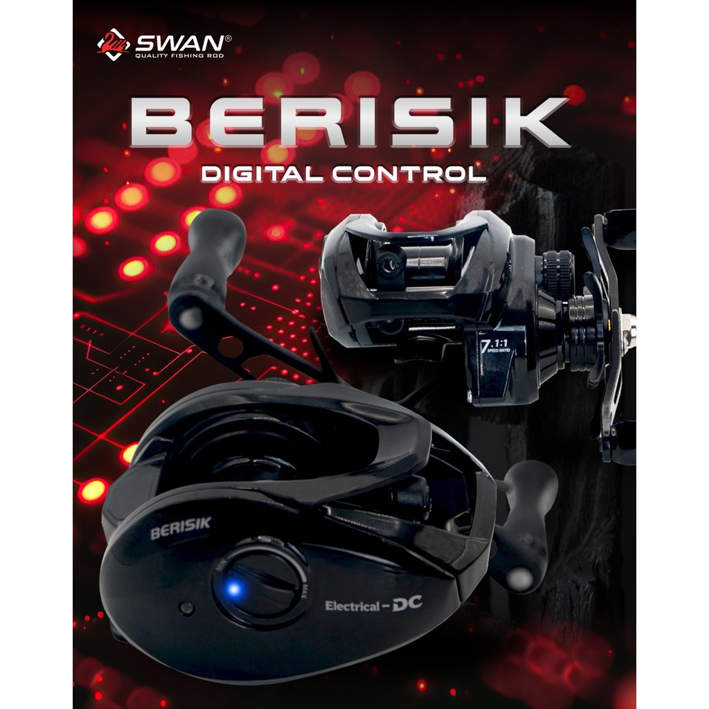 SWAN - Reel Baitcasting BC Swan Berisik DC (Digital Control)