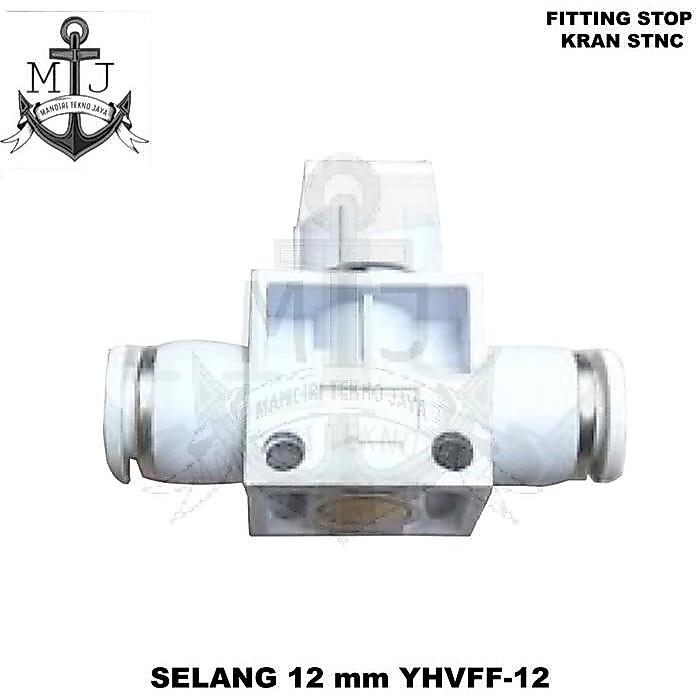 Fitting Speed Control Stop Kran YHVFF-12 selang 12mm STNC