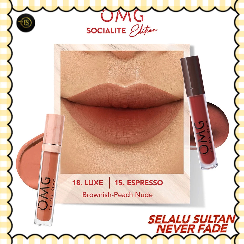PAKET OMBRE OMG LIP CREAM SOCIALITE