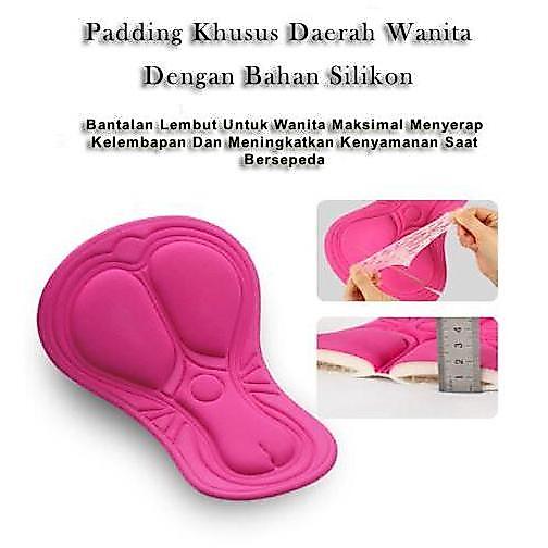 Promo Celana Padding Wanita ARSUXEO 3D Gel Cool and Vibration Reduction Sport Diskon