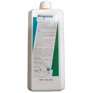 BIOGREEN 1 L - multivitamin ayam, DOC, DOD dan hewan lain    BERKUALITAS