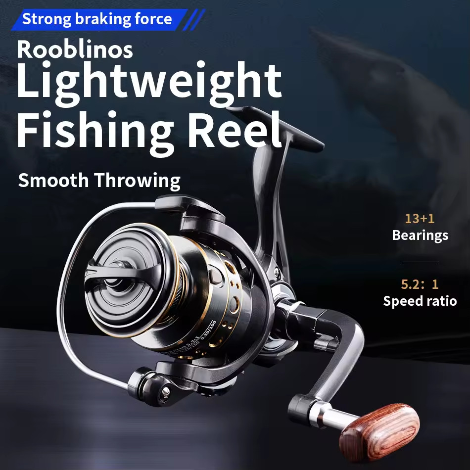 Reel Pancing Spinning Fishing Reel 5.2:1 14 Bearings 4000 - BK4000