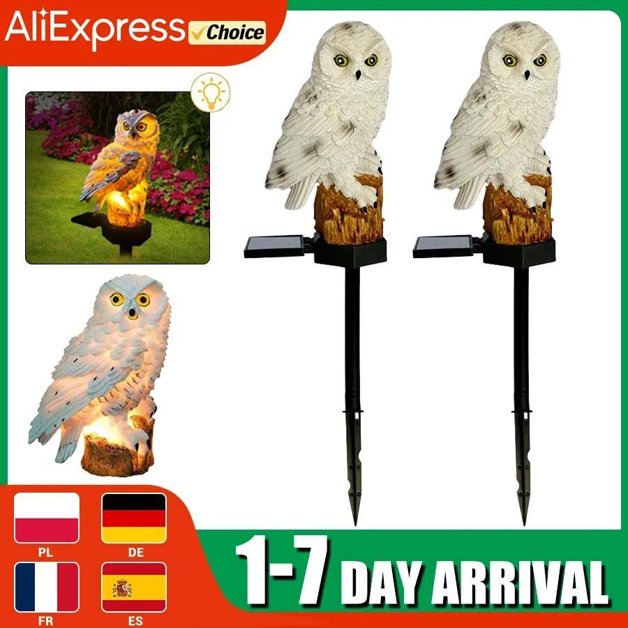 Solar Lamp Owl Animal Solar Garden Lights Solar Powered Solar Led Light Outdoor Garden Decoration La