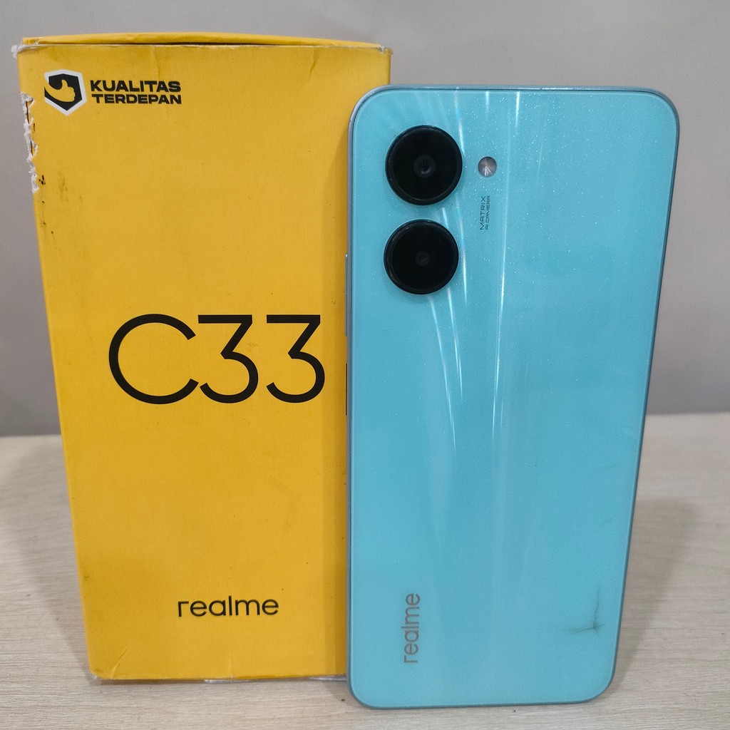 Handphone Realme C33 Ram 3/32 GB (cek deskripsi, minus 2) 798912