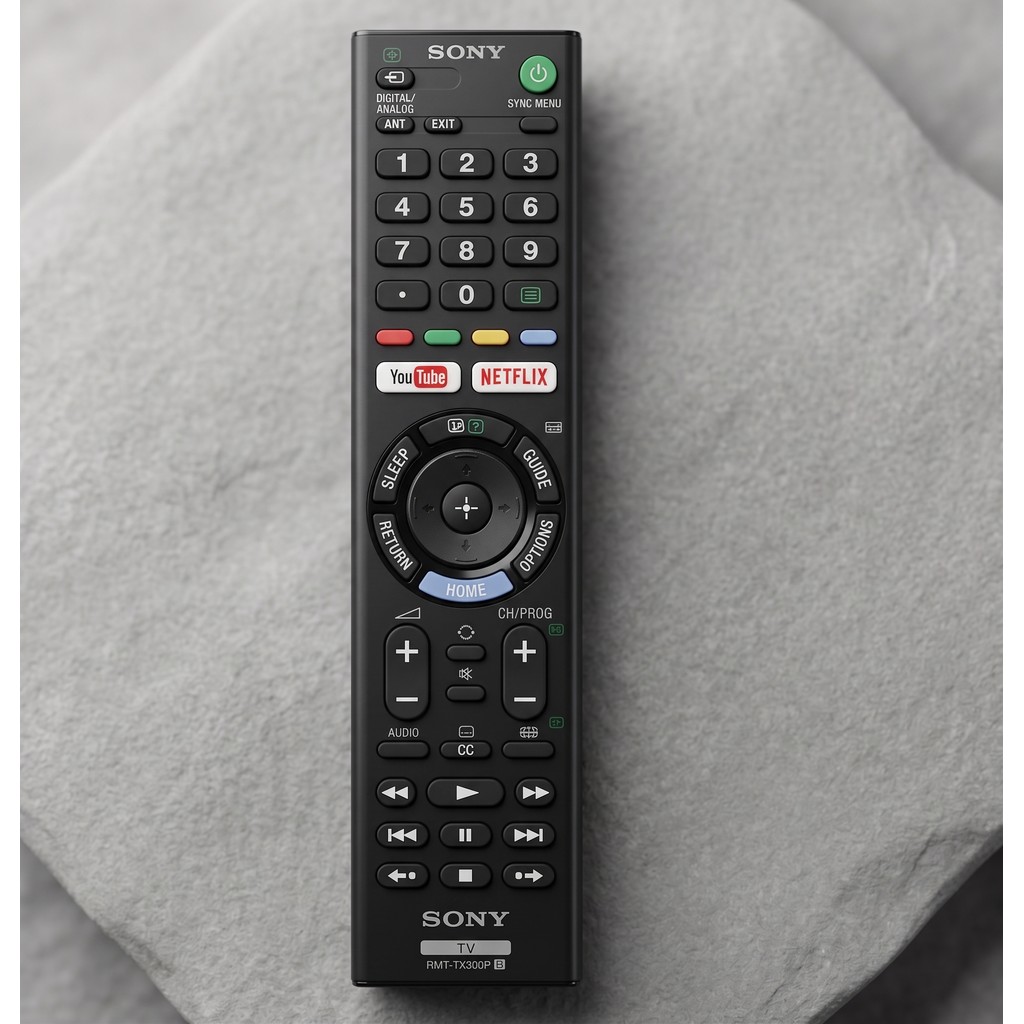 REMOT / REMOTE TV SONY BRAVIA LCD/LED SMART TV ANDROID GRADE ORIGINAL YOUTUBE RMT-TX202P / RMT-TX300