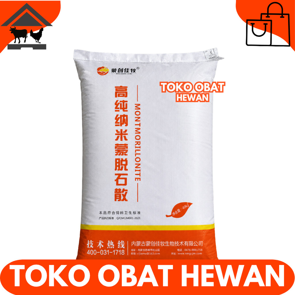 TOXIN BINDER 1 KG MONTMORILLONITE - Feed Additive Pengikat Toxin Mycotoxin Jamur Pada Pakan