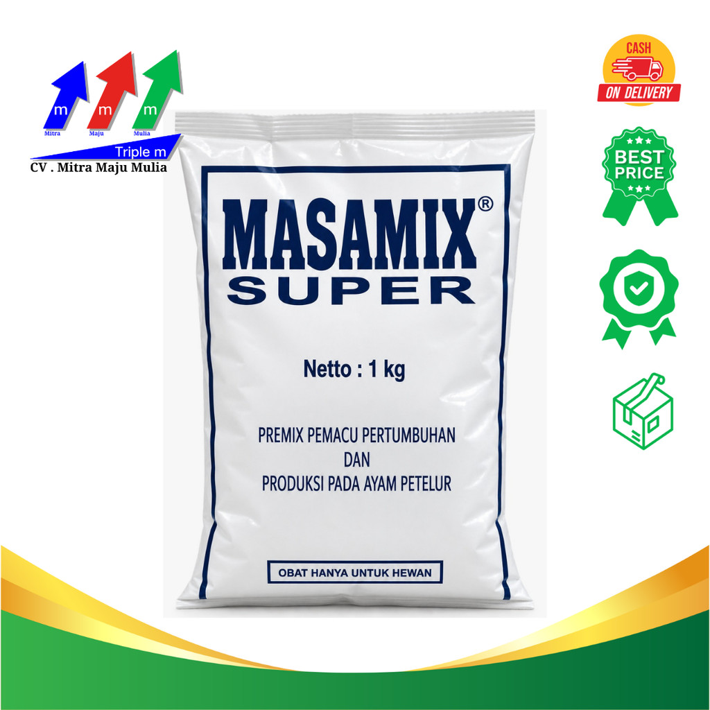 MASAMIX SUPER 1KG Premix ayam Petelur vitamin pemacu produksi telur
