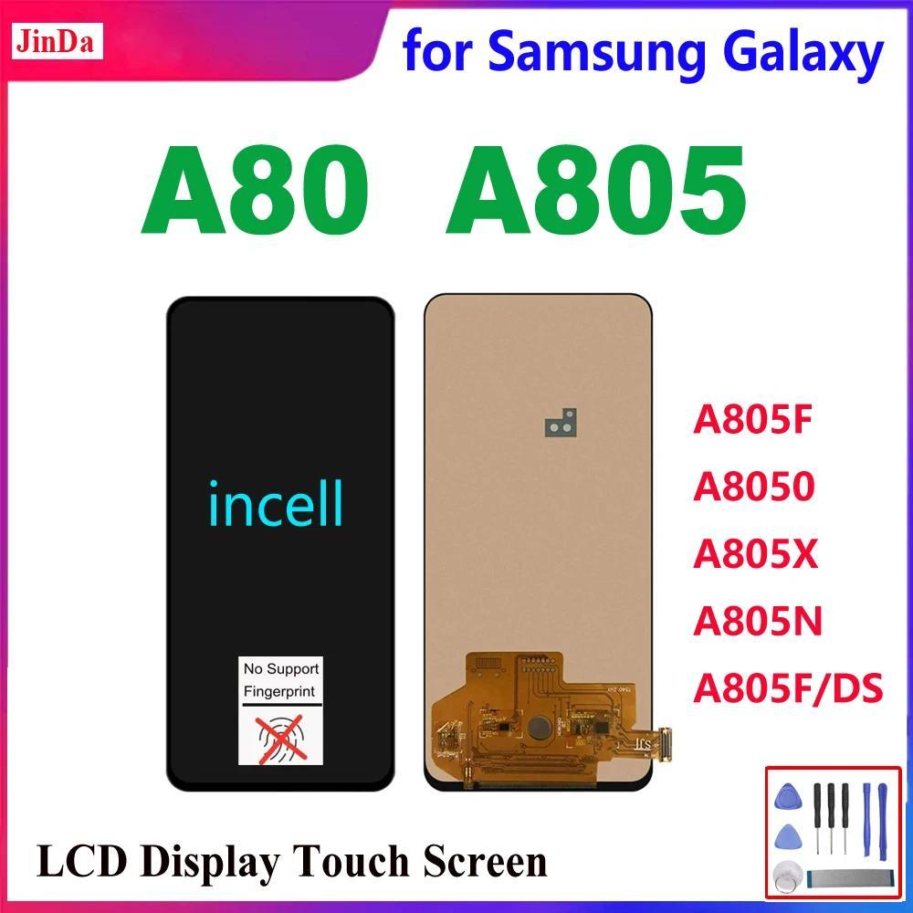 Incell LCD for Samsung Galaxy A80 A805 LCD A805F A8050 A805X A805N A805F/DS LCD splay Tou Screen git