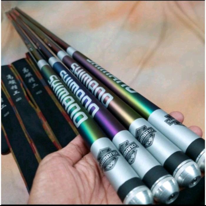 Joran Tegek Pancing Shimano syofu import tetlaris - Pelangi, Ukuran 360