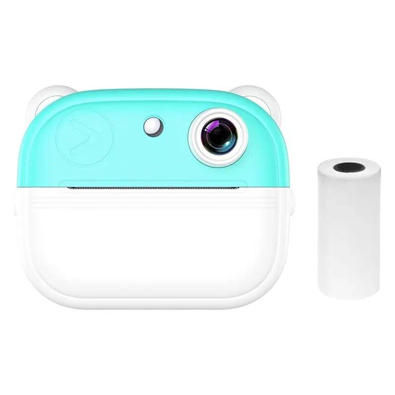 ExquisiteKids Camera tant Thermal Printer 20 Screen Photo Printer Timer Shooting Video Recorng 1 Rol