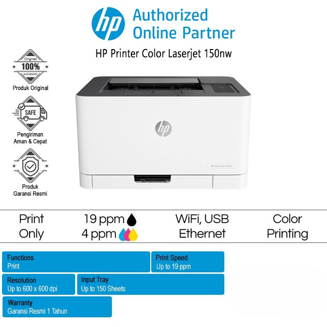 Printer HP Color LaserJet 150nw