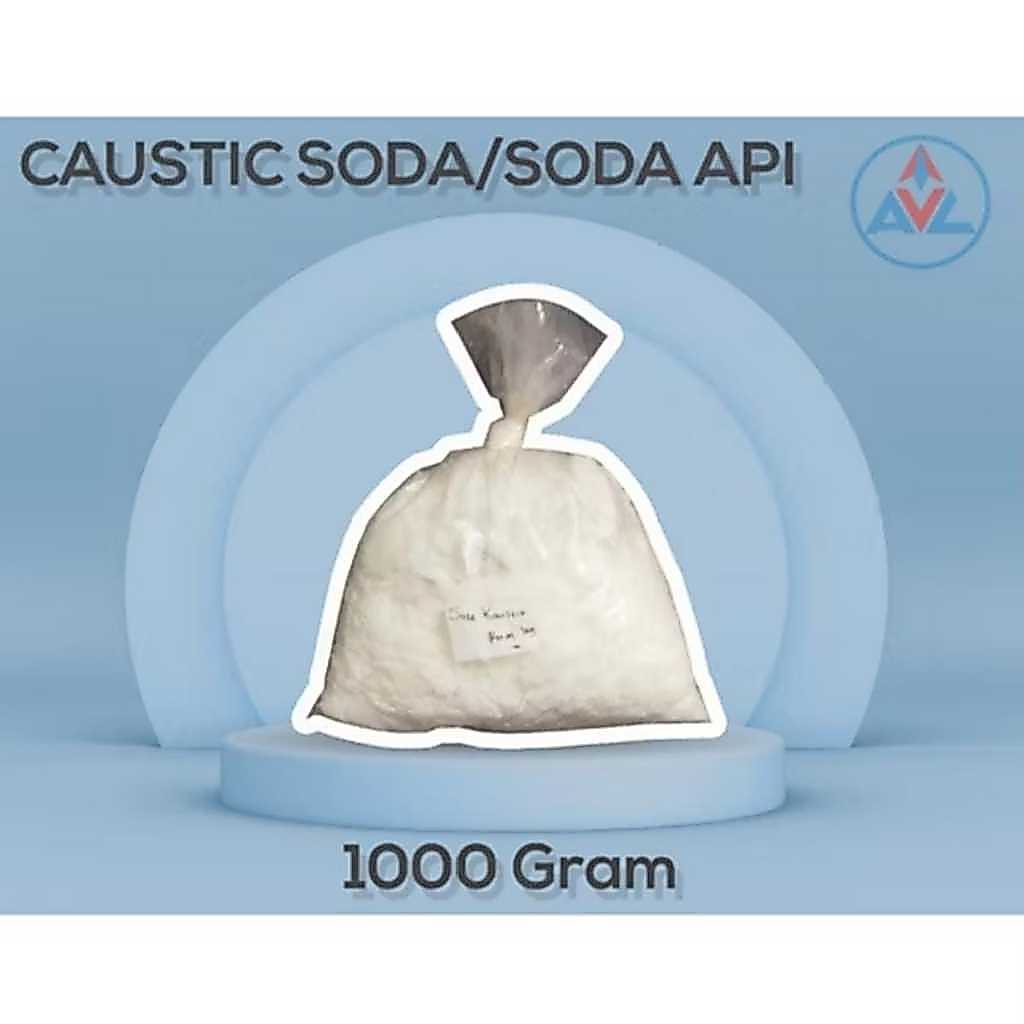 NAOH / CAUSTIC SODA BUBUK/ SODA API ANTI SUMBAT / SODA API FLAKE - 1000 GRAM