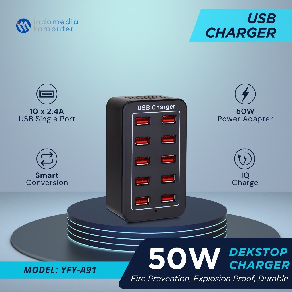 USB CHARGER STATION 10 PORT + FAN 5V 2.4A USB CHARGER STATION 10 PORT + FAN 5V 2.4A USB CHARGER STAT