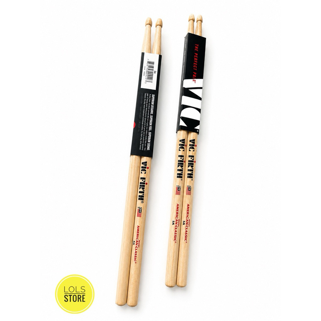 STIK DRUM HICKORY VIC FIRTH UKURAN 5A/7A