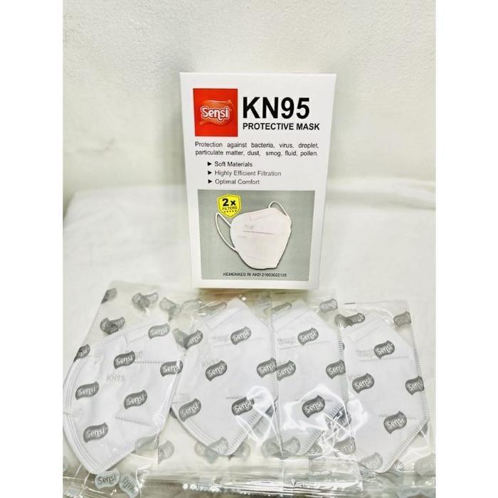 TerlarisMasker SENSI KN95 PROTECTIVE MASK 5PLY 20pc / SENSI KN 95 5 PLY MURAH - KN95 SENSI 20pctbk