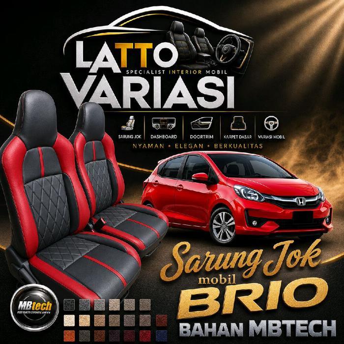 Sarung Jok Mobil Brio Bahan MBtech