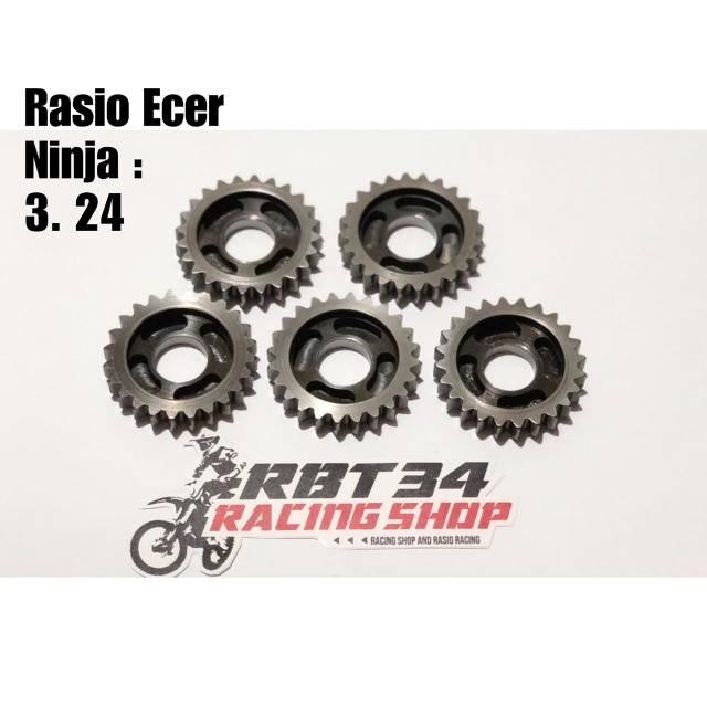 Ready Rasio ninja 3. 24T bergaransi RBT34 Original