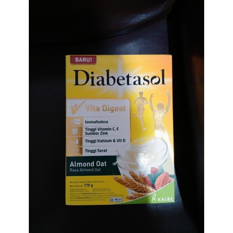 diabetasol susu almond oat 170 gr/diabetasol susu vanilla 170 gr/susu diabetasol sehat