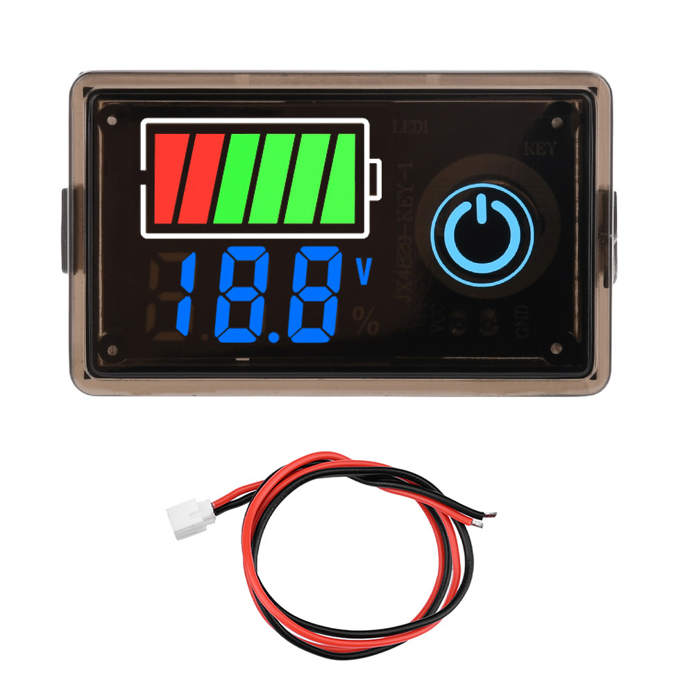 DC 8-100V Battery Capacity Tester Coulomb Meter Monitor 12V 24V 36V 48V 60V 72V Car Battery Voltmete