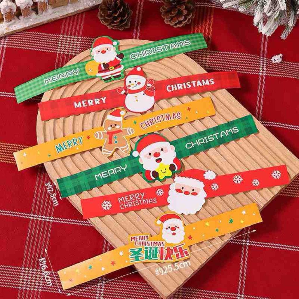 

MADAM GIFTSHO Pita Toples Natal Paper Belt X'mas Paper Belt Christmas Paperbelt Natal PREMIUM PREMIUM