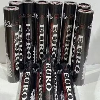 ZIZISHOP Shuttlecock Euro Hitam Kok Badminton Kok Bulutangkis