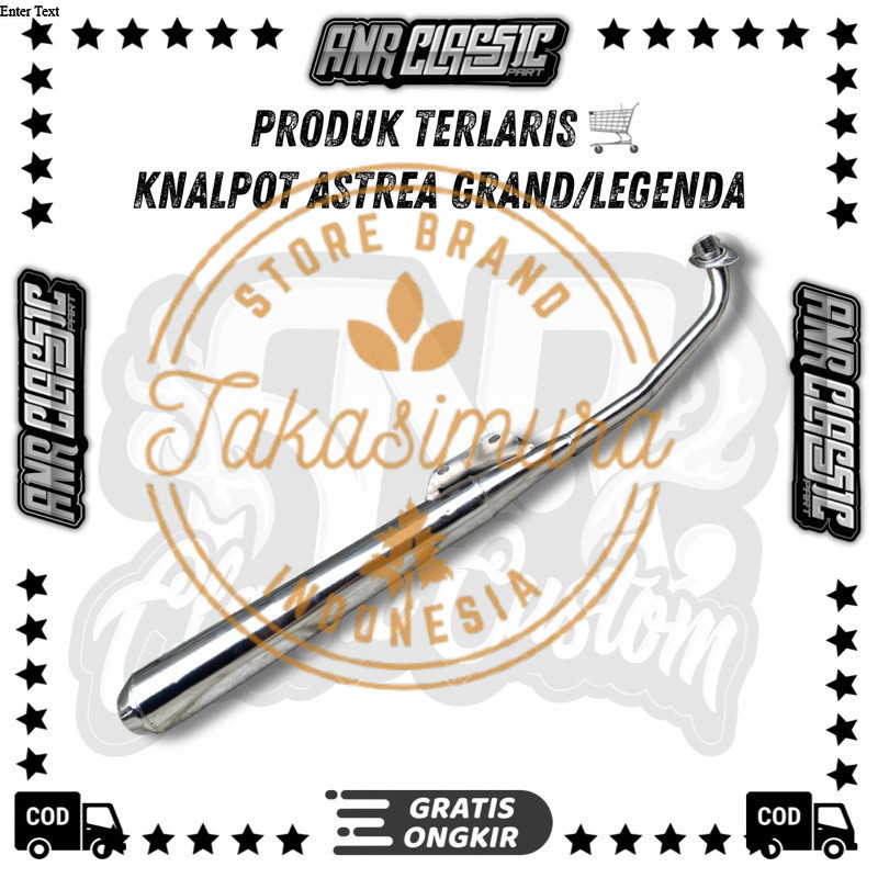 AJM - KNalpot grand nalpot honda astrea grand Legenda knalpot honda astrea grand