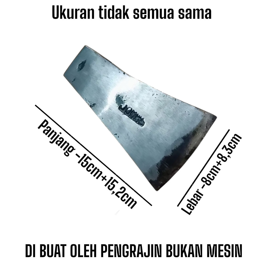 Terlaris Murah baru Peralatan kebun alat bantu kerja kebun patik tebang pohon bahan baja kapak besar