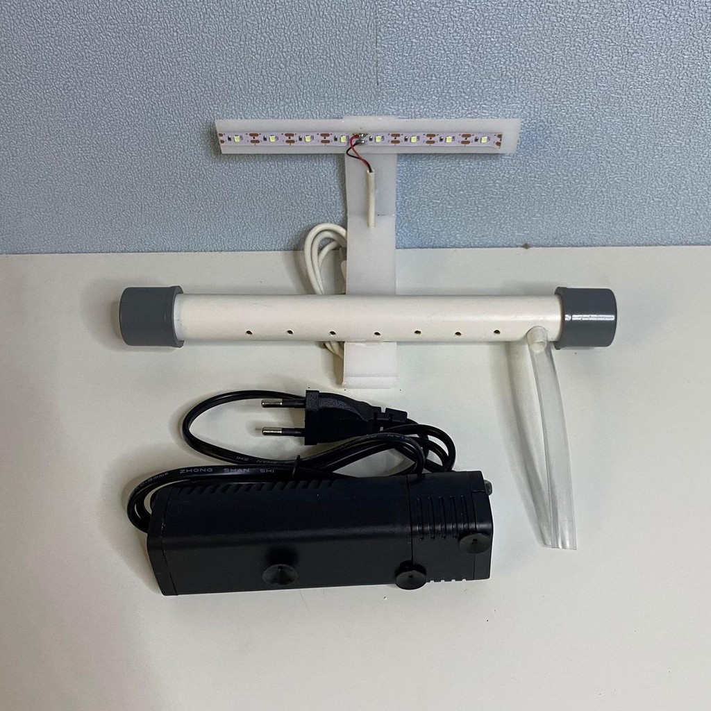 LAMPU LED + AIR TERJUN FULLSET POMPA AKUARIUM
