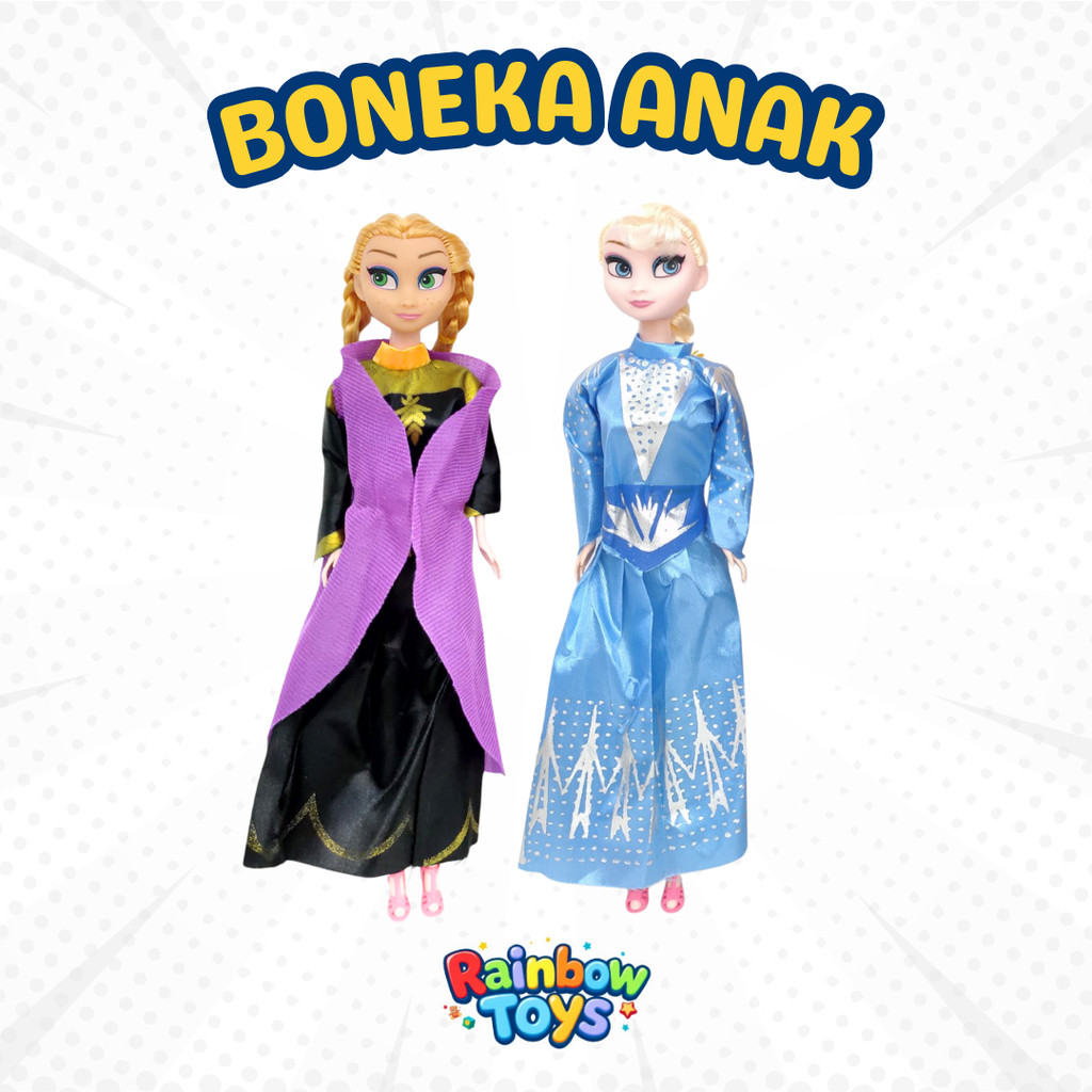 Mainan Boneka Anak Perempuan Princess Anna Elsa
