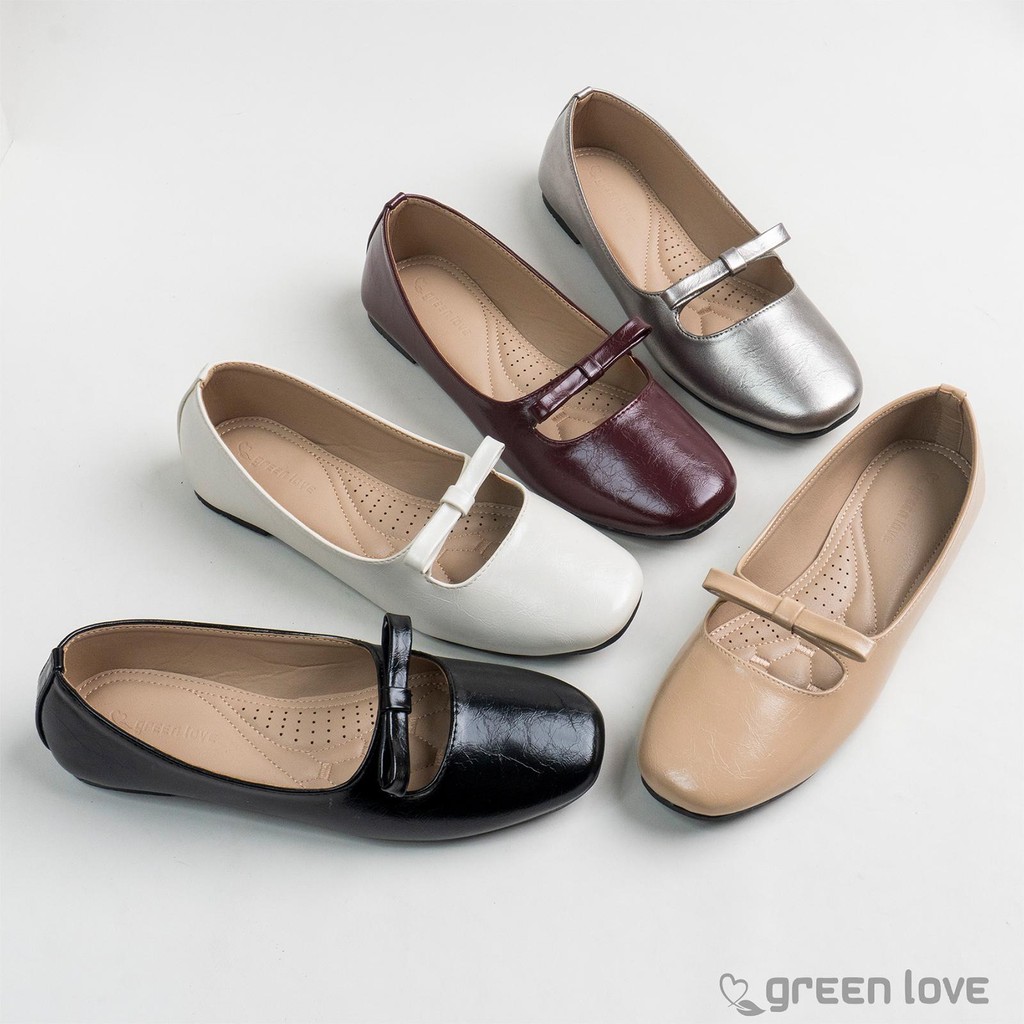 Green Love Sepatu Flatshoes Wanita BIANCA