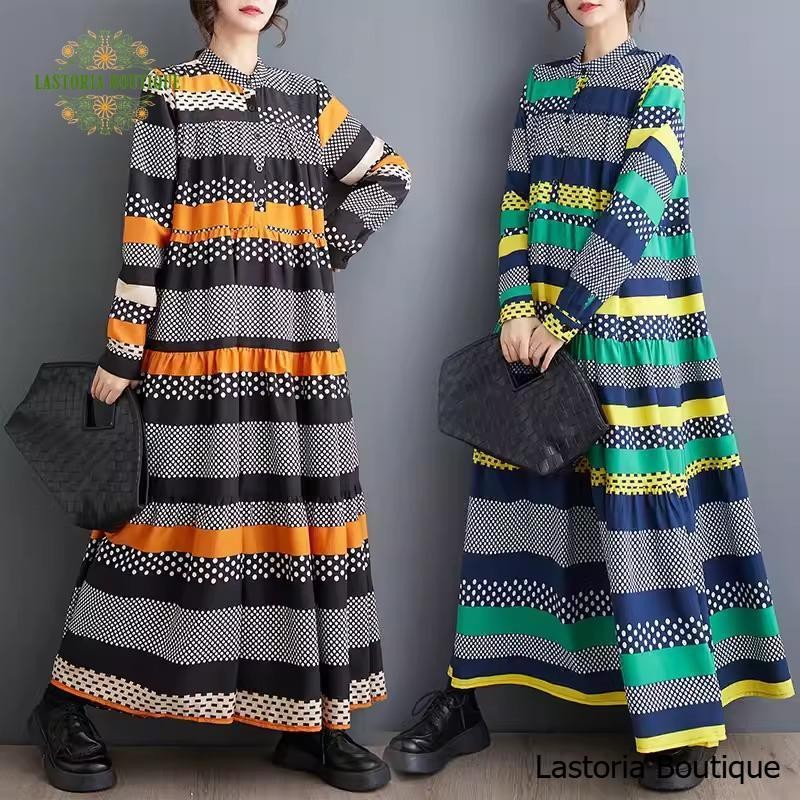 LC1136 Dress Premium Oversized Fashion Korea Terbaru Lastoria Boutique